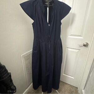 Elegant Navy Maxi Dress